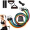 Global Phoenix 11Pcs Resistance Bands Set Fitness Workout Tubes Exercise Tube Bands